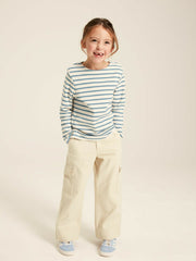 Georgia Beige Cargo Wide Leg Trousers