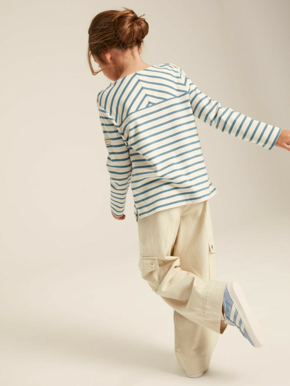 Georgia Beige Cargo Wide Leg Trousers