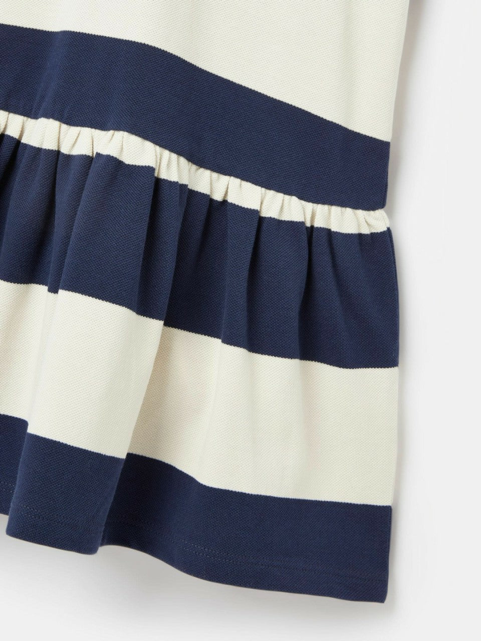 Orla Navy Blue & White Stripe Polo Shirt Dress