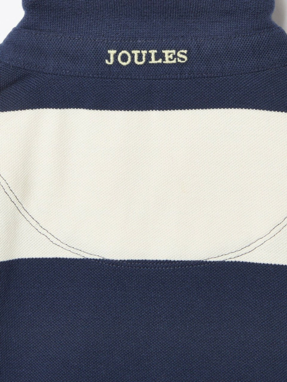 Orla Navy Blue & White Stripe Polo Shirt Dress