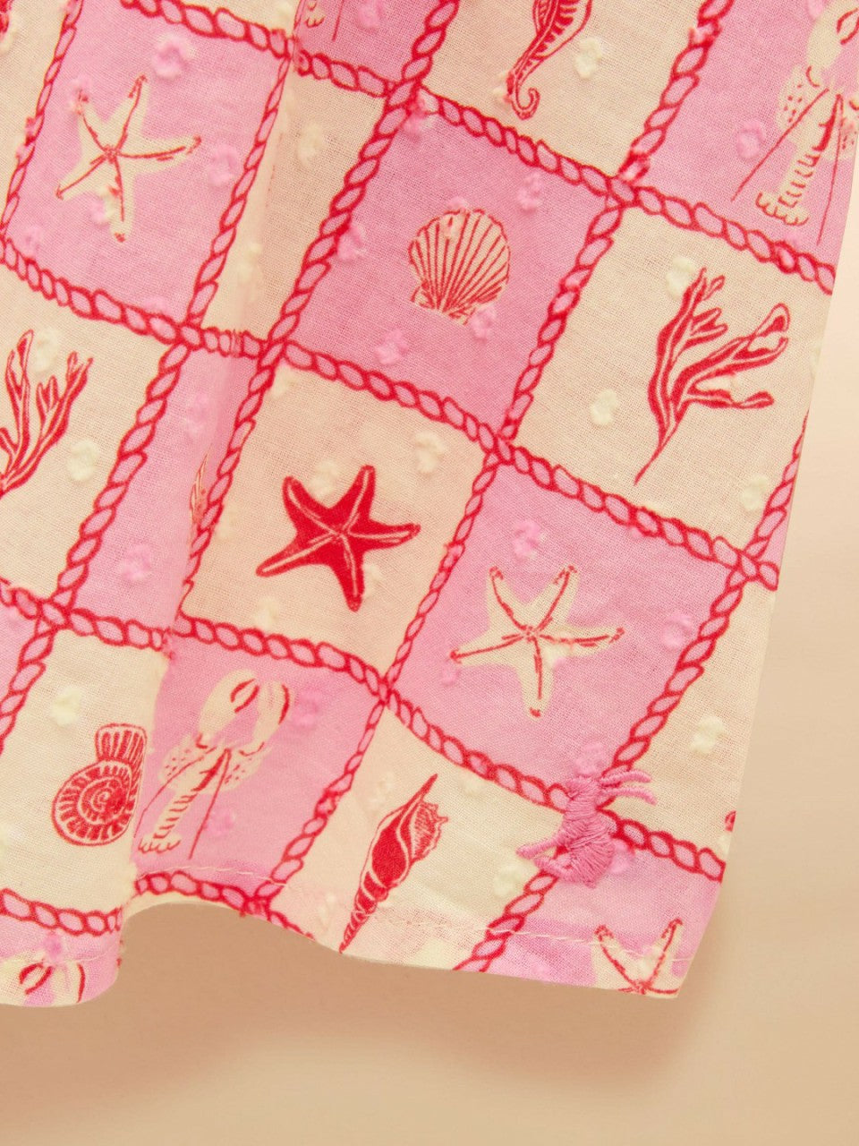 Isabella Pink Printed Short Sleeve Shirt Dress