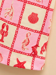 Butterfly Pink Frill Sleeve Vest