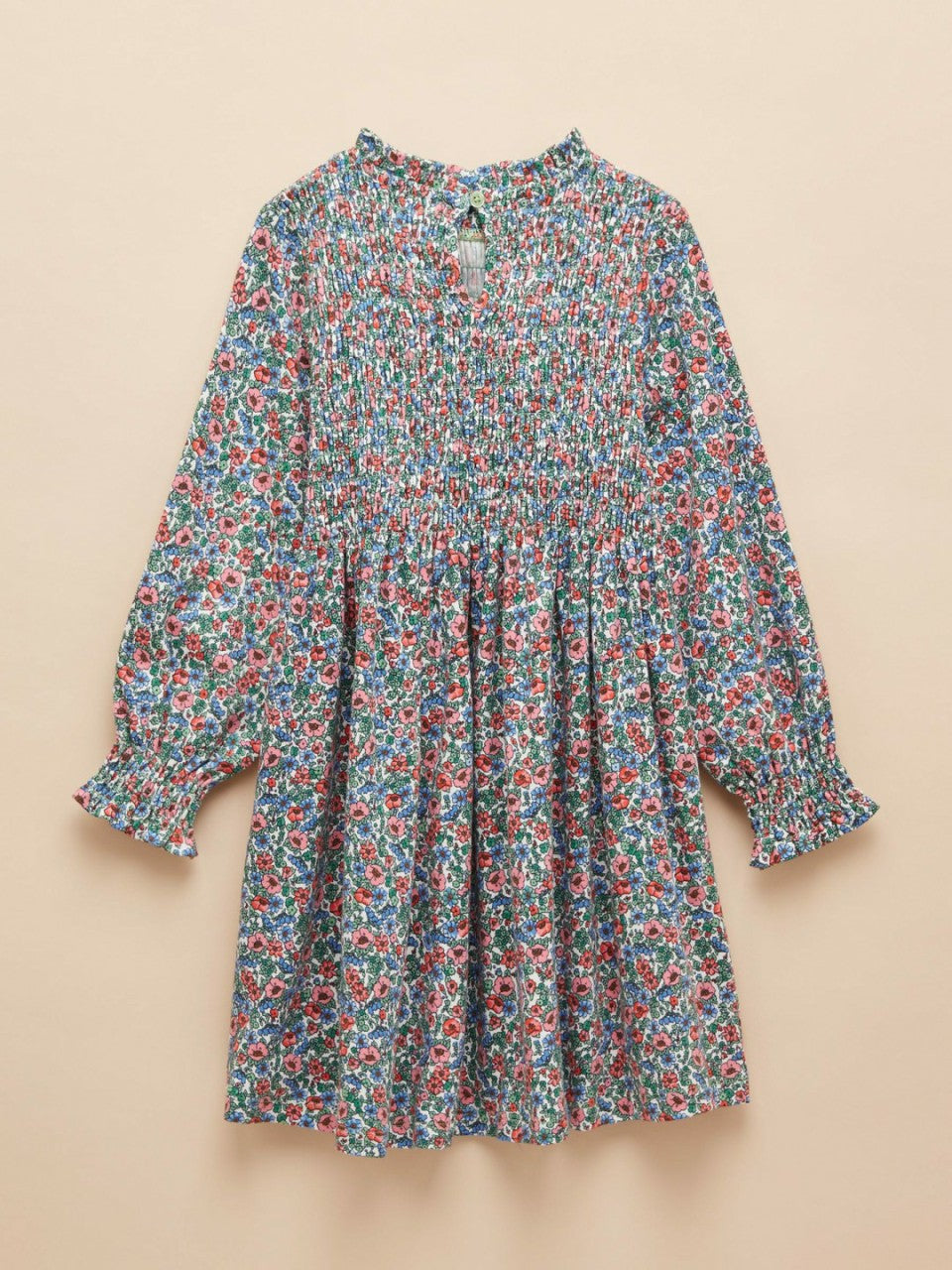 Gracie Blue Floral Printed Jersey Dress