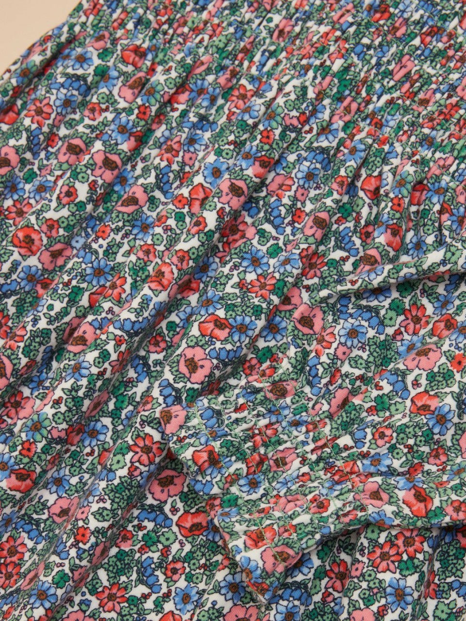 Gracie Blue Floral Printed Jersey Dress