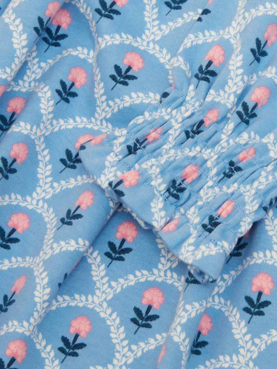 Gracie Blue Printed Jersey Dress