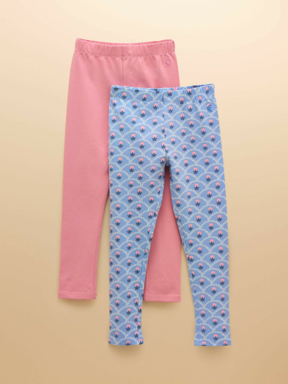 Deedee Blue/Pink Pack of Two Jersey Leggings
