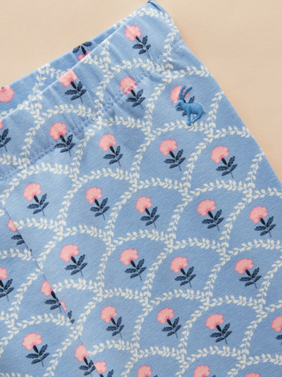 Deedee Blue/Pink Pack of Two Jersey Leggings