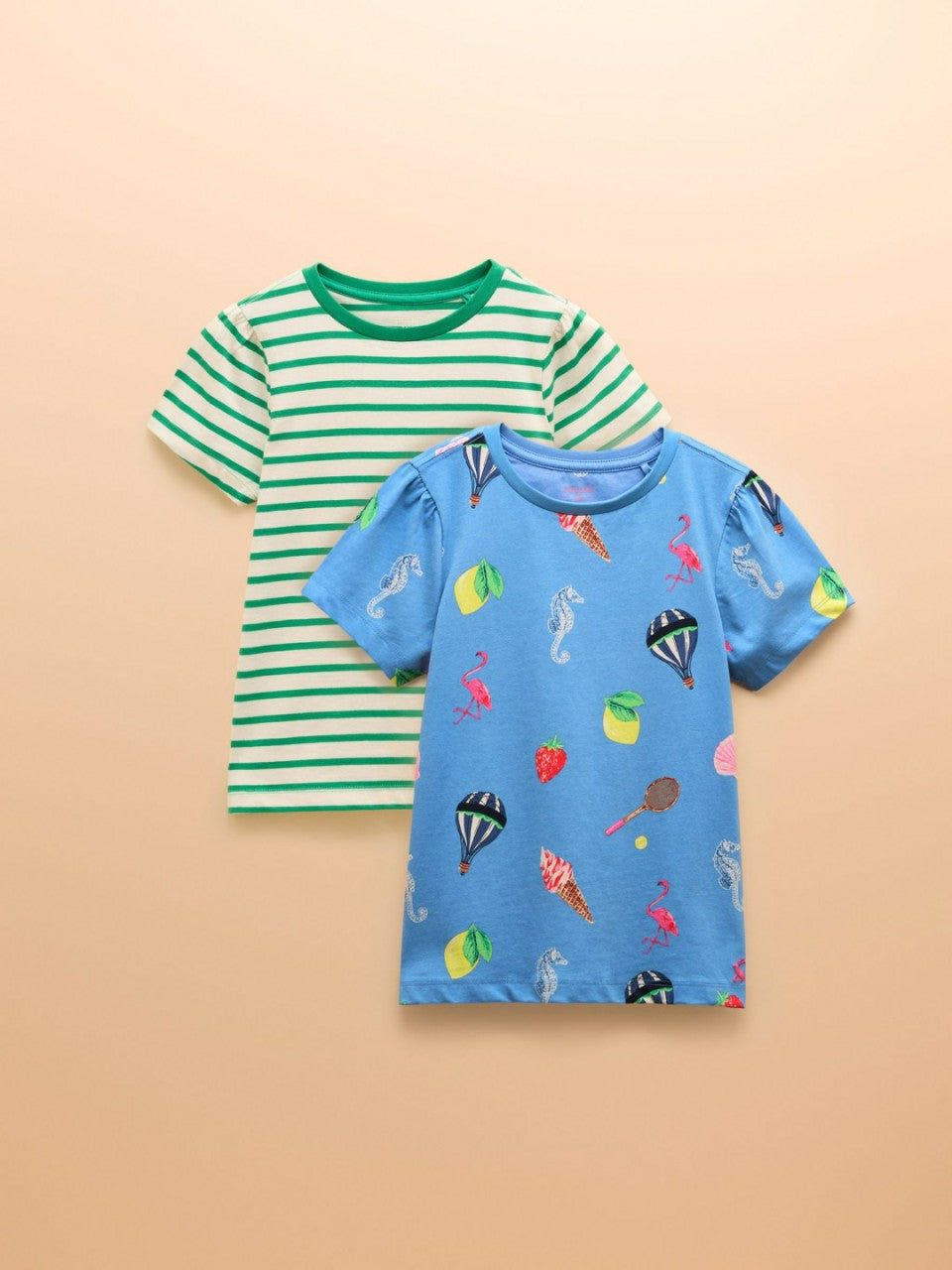 Let's Go Green/Blue Short Sleeve T-Shirt Multipack