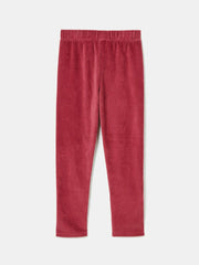 Giddy Up Berry Red Stretch Cord Legging