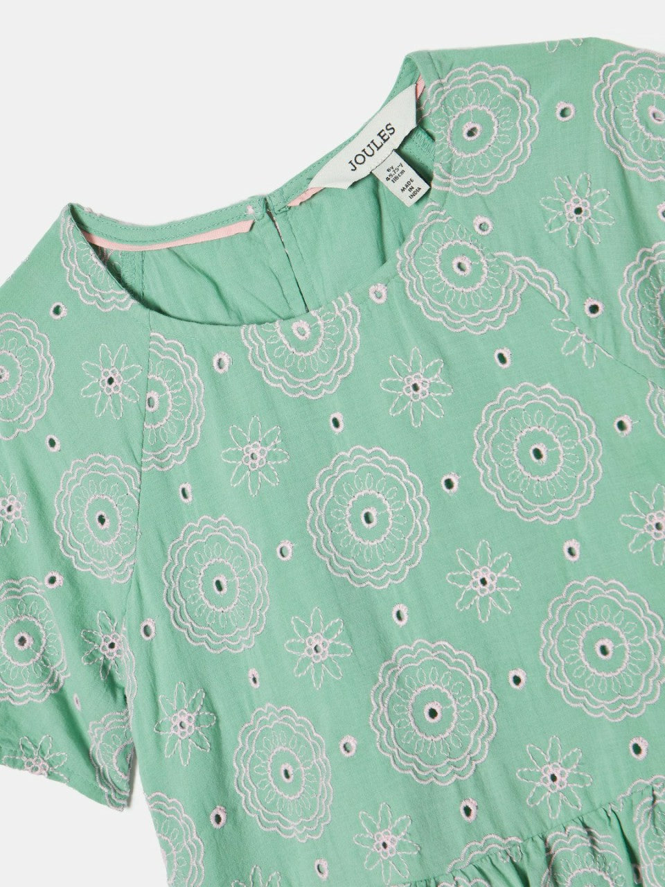 Sunshine Green Tiered Woven Dress