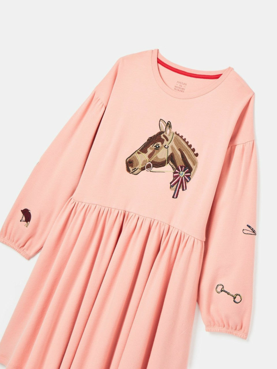 Aubrey Pink Horse Jersey Dress